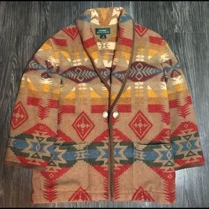 Vintage Lauren by Ralph Lauren Southwest Wool Jacket